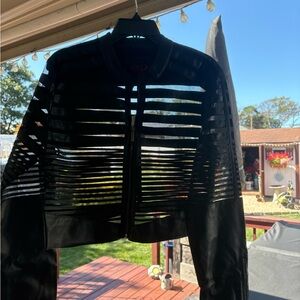 Yoki faux leather Black jacket